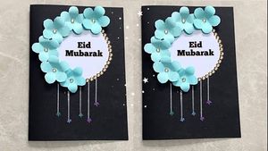 EID MUBARAK, Exclusive Handmade cards .