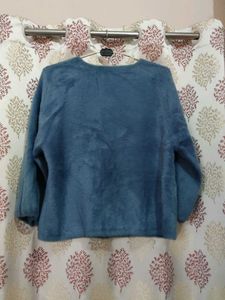 Blue Fuzzy Cardigan💙