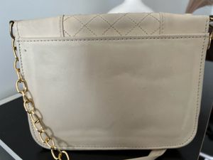 Beige Sling Leather Bag