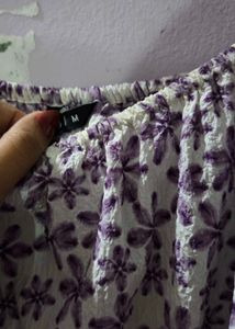 Floral Puff Sleeve Mini Dress