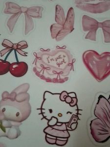 Cute Pink Aesthetic Stickers