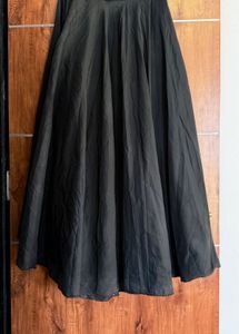 Elegant Black Ethnic Skirt