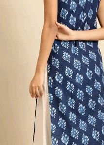 Blue Printed Ethnic Kurta