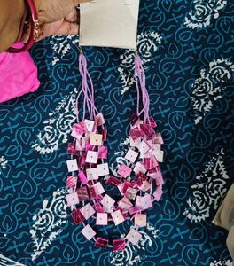 Pink Beaded Necklace