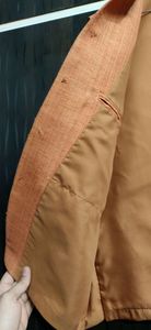 ORANGE COLOUR  Hand Stiched  COATY