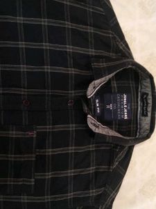 Checked Casual Black Shirt