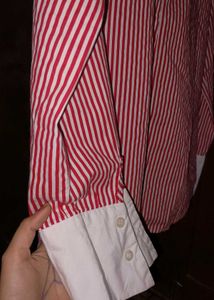 Striped Red &amp; White Shirt