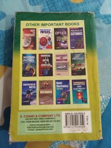 Electricity And Magnetism.. Physics Book