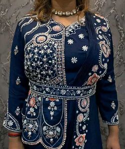 Designer Gown With Koti