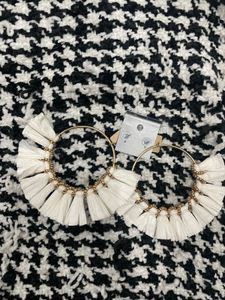 Gold and Paper Earring