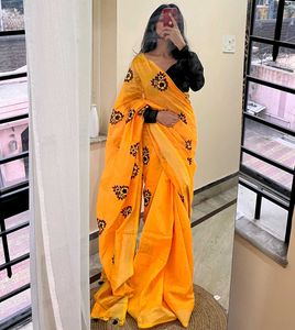 Elegant Yellow Saree
