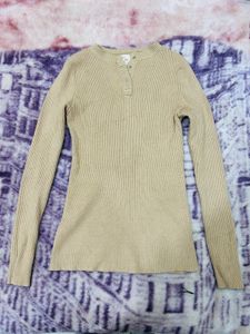 Beige Asthetic Top