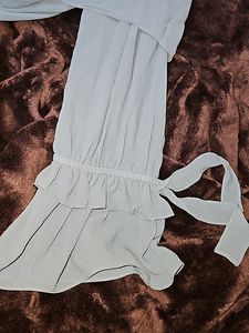Beautiful Sky Blue Off Shoulder Top from AND