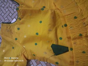 Yellow &amp; Green Lehnga Set