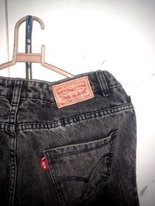 Charcoal Baggy Denim