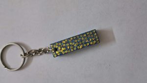 I Letter Resin Keychain