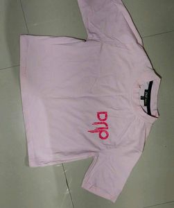 Pink Crop Top