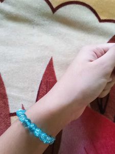 Blue Beaded Bracelet