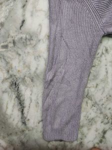 lavender knitted sweater