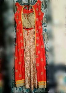 Ethnic Embroidered Night Gown