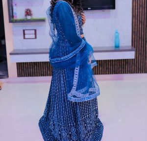 Royal Blue Lehenga Choli Set