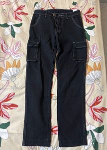 Black Cargo Pants/ Jeans