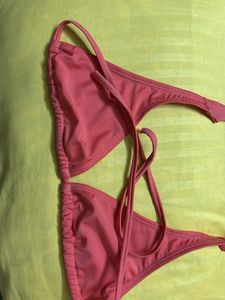 Beach Halter Neck Tie Up Bra