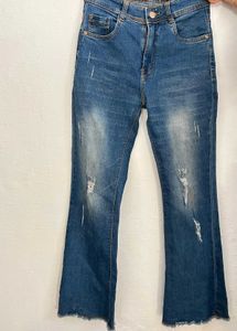 Flared Denim Jeans