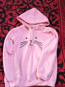 Cute Pink Cat Sweatshirt