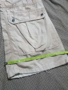 Beige Cargo Pants