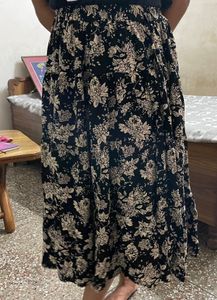 Floral Print Skirt