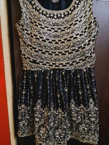 NEW ELEGANT PARTYWEAR Black Sharara Set