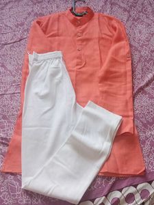 Elegant Red Kurta with pant