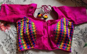 Dark Pink Padded Blouse