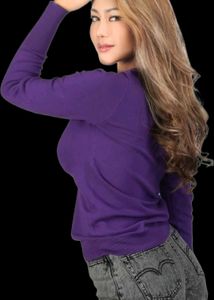 Premium New Purple Top Free Size