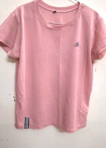 Pink Casual T-Shirt