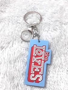 Tira Loves Rubber Key Chain