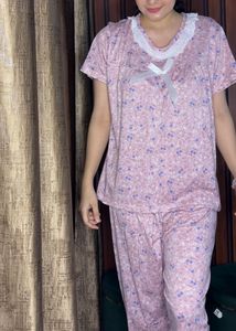 Floral Pajama Set