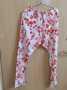 Floral Print straight pant