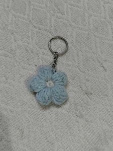 Crochet Flower Keychain