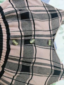 Pink Plaid Cami Top