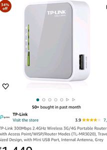 Tp Link 3g/4g Router Mr3020