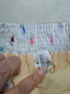 Patterned Mini Skirt