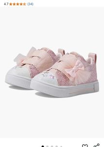 Twinkle Toes Pink Glitter Shoes