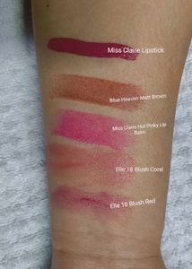 Combo Of Liptints &amp; Blushes + FREE POUCH