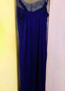 Vintage Navy Blue Nightgown