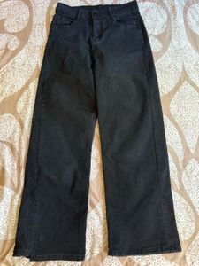 Black Straight Leg Jeans
