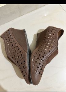 Brown Wedge Shoes