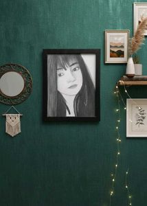 Framed Portrait Drawing