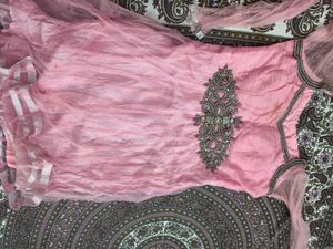 Pink Ethnic Party Kurti in 36 bust for women